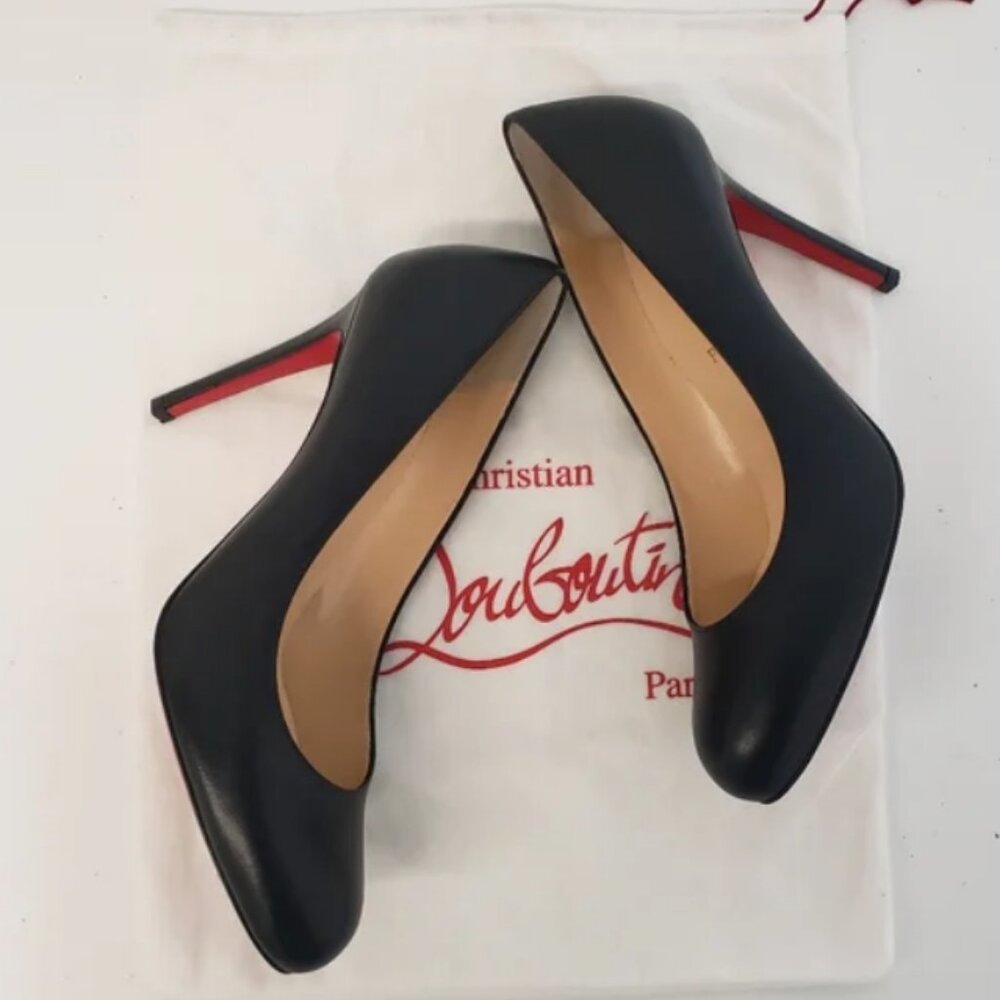 Christian Louboutin Women's Simple Pump 100 Nappa Shiny - EU40.5/US10.5 - Picture 3 of 8